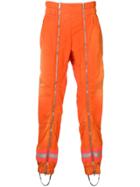 Calvin Klein 205w39nyc Zip Detail Trousers - Orange