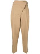 3.1 Phillip Lim Tailored Flap Front Trousers - Brown
