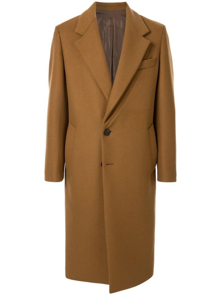 Wooyoungmi Two Button Coat - Brown