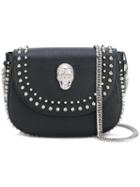 Philipp Plein - Embellished Bag - Women - Leather - One Size, Black, Leather