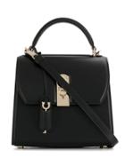 Salvatore Ferragamo Boxy Small Tote Bag - Black