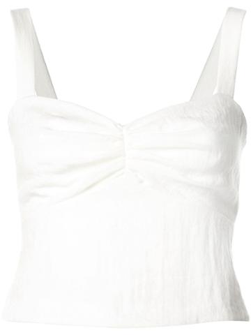 Rachel Zoe Cropped Vest - White