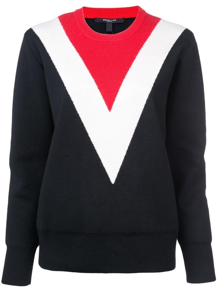 Derek Lam Doubleface Crewneck Sweater - Red