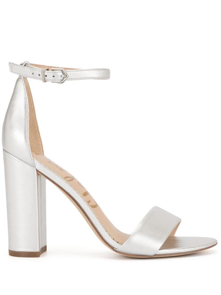 Sam Edelman Yaro Heeled Sandals - Silver