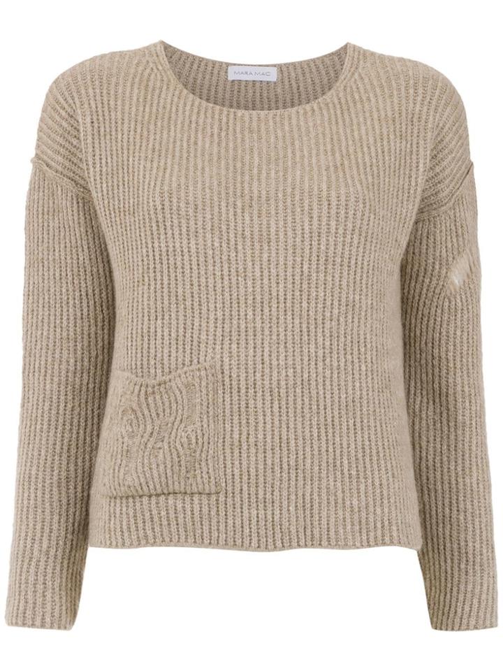 Mara Mac Pocket Knit Blouse - Unavailable
