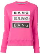 Guild Prime 'bang' Print Sweatshirt, Women's, Size: 34, Pink/purple, Cotton