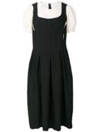Comme Des Garçons Comme Des Garçons Layered Puff Sleeve Pinafore Dress