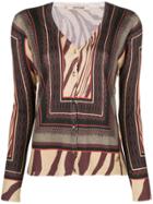 Roberto Cavalli Ethnic Knit Cardigan - Nude & Neutrals