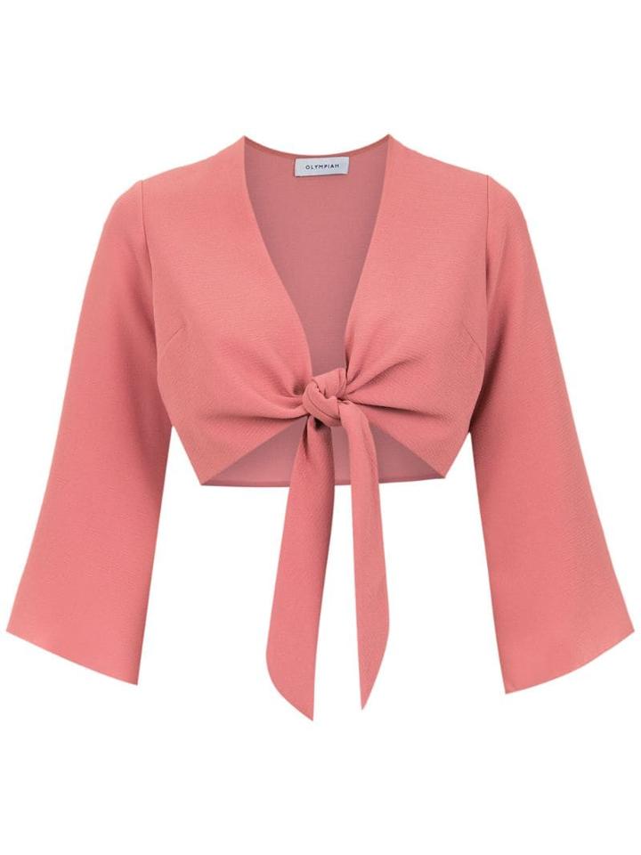 Olympiah Lucca Cropped Top - Pink