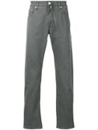 Jacob Cohen - Slim-fit Trousers - Men - Cotton - 38, Grey, Cotton
