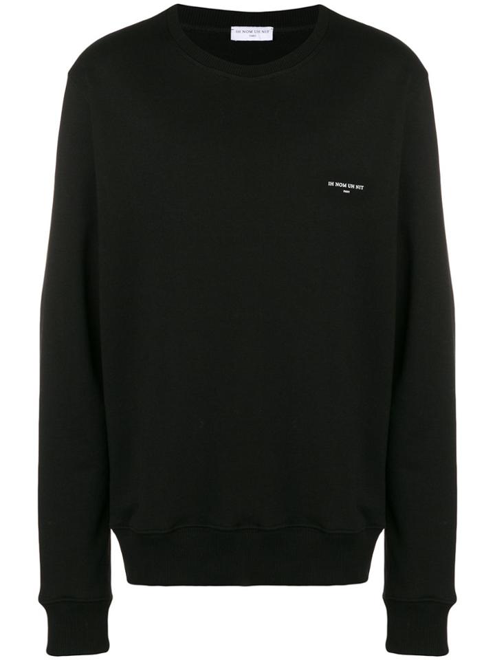 Ih Nom Uh Nit Crew Neck Sweatshirt - Black