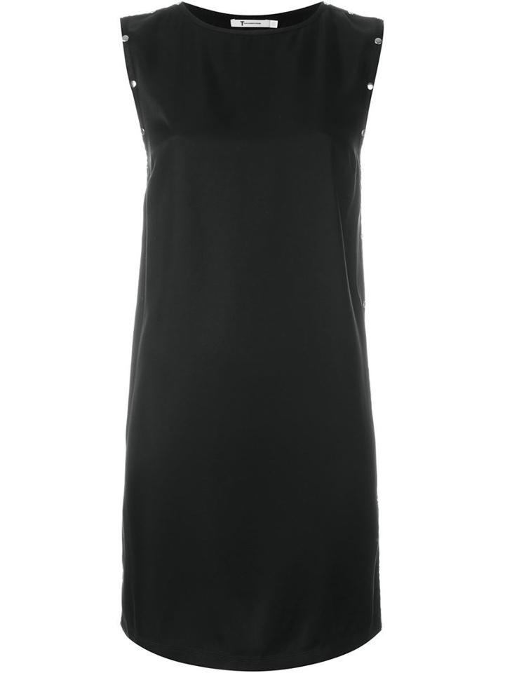 T By Alexander Wang Snap Detail Shift Dress