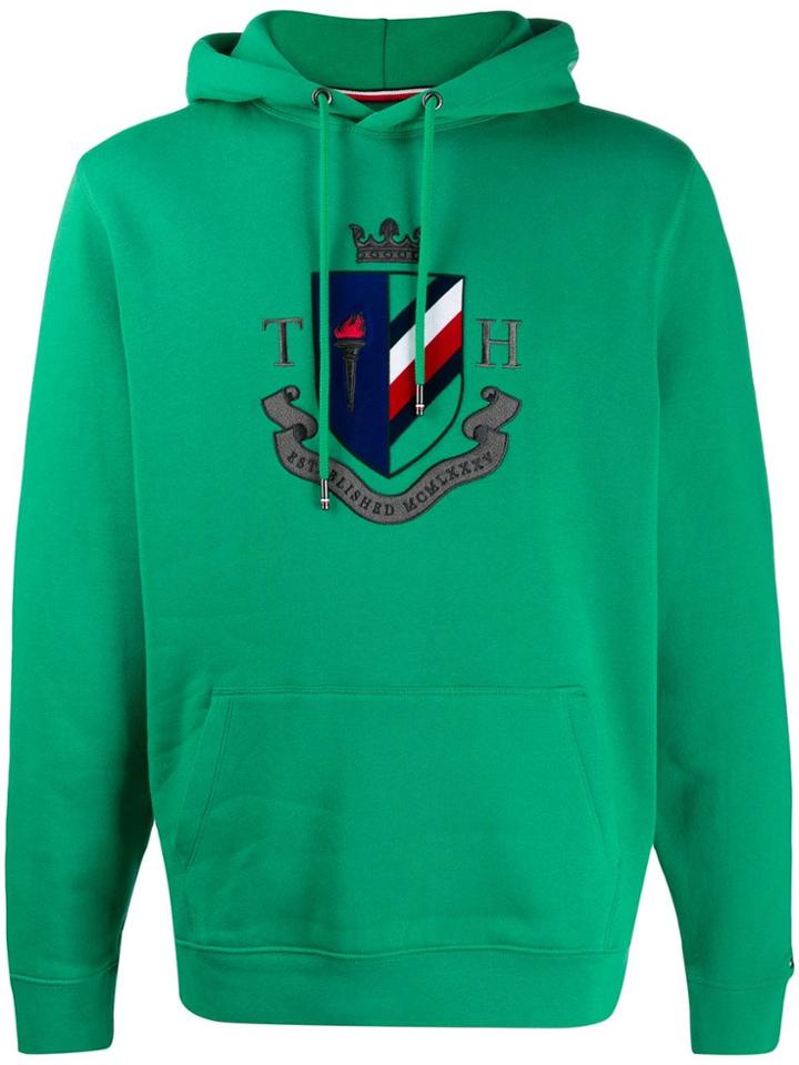 Tommy Hilfiger Printed Hoodie - Green