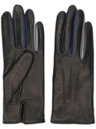 Agnelle Cut Out Detailed Gloves - Black