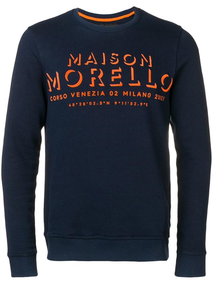 Frankie Morello Logo Longsleeved Jersey - Blue