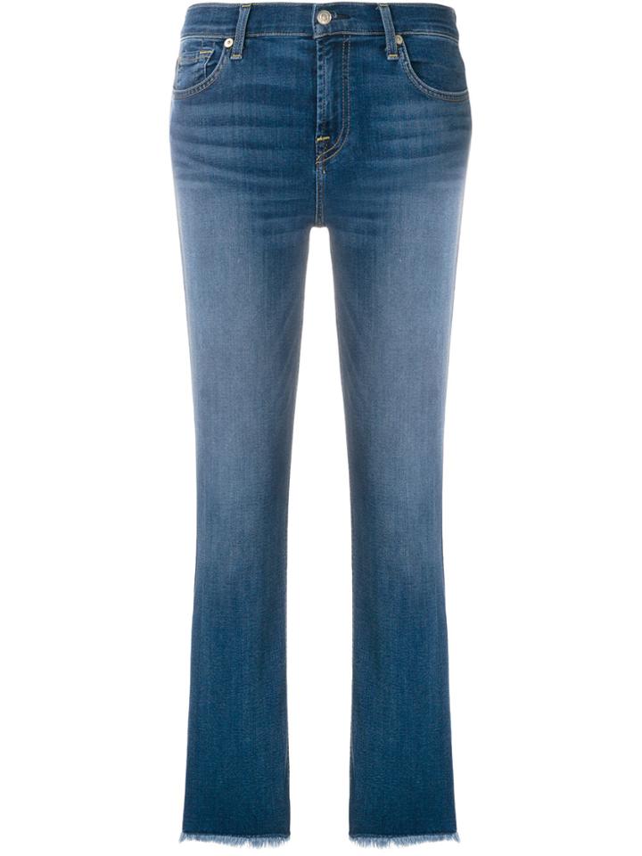7 For All Mankind Washed Our Jeans - Blue