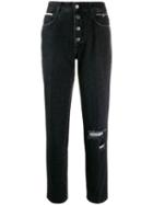 Stella Mccartney High Waist Straight Jeans - 1000 Vintage Black