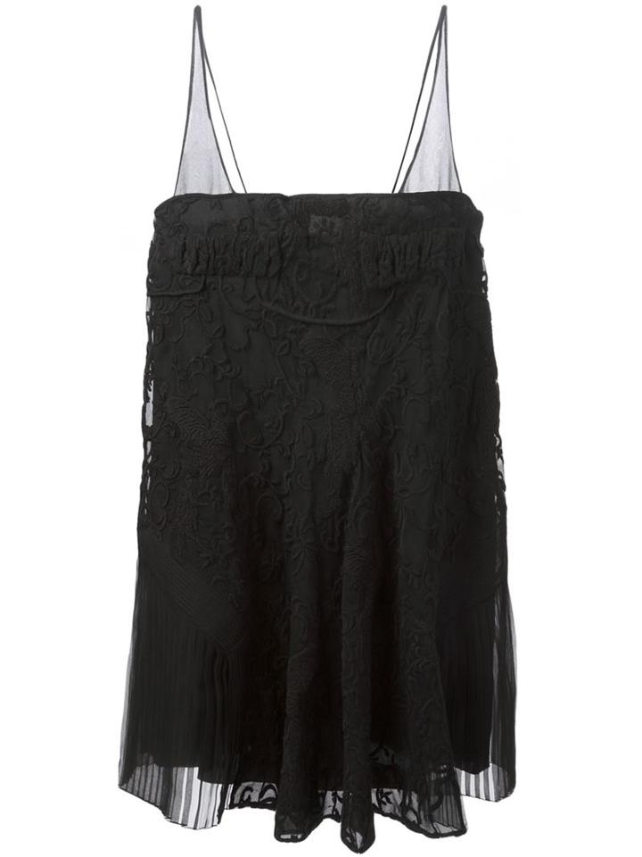 No21 Embroidered Short Dress
