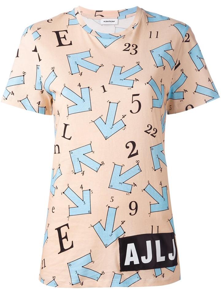 Au Jour Le Jour 'arrows' Print T-shirt