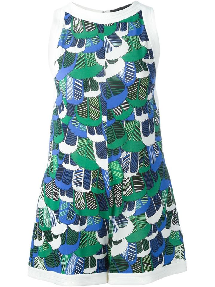 Dsquared2 Printed Playsuit, Women's, Size: S, White, Viscose/spandex/elastane/acetate