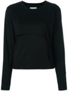 Comme Des Garçons Noir Kei Ninomiya Plain Sweatshirt, Women's, Size: Medium, Black, Cotton