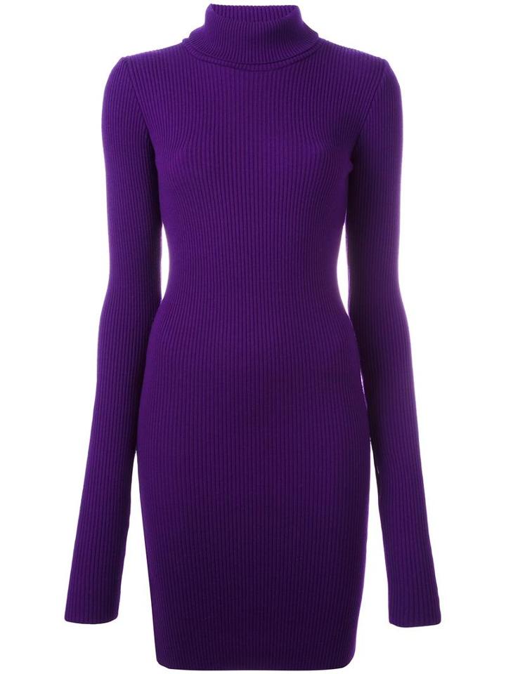 Jacquemus Knitted Dress, Women's, Size: 38, Pink/purple, Wool