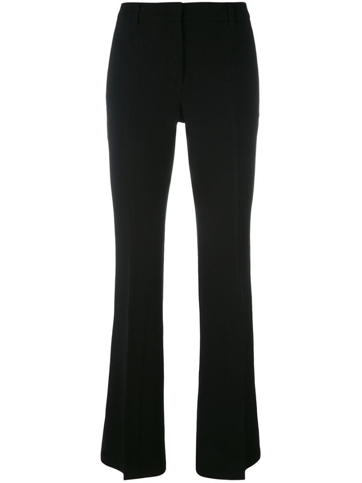 Flared Trousers - Women - Polyester - 40, Black, Polyester, L'autre Chose