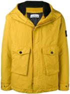 Stone Island Zipped Hooded Jacket - Yellow