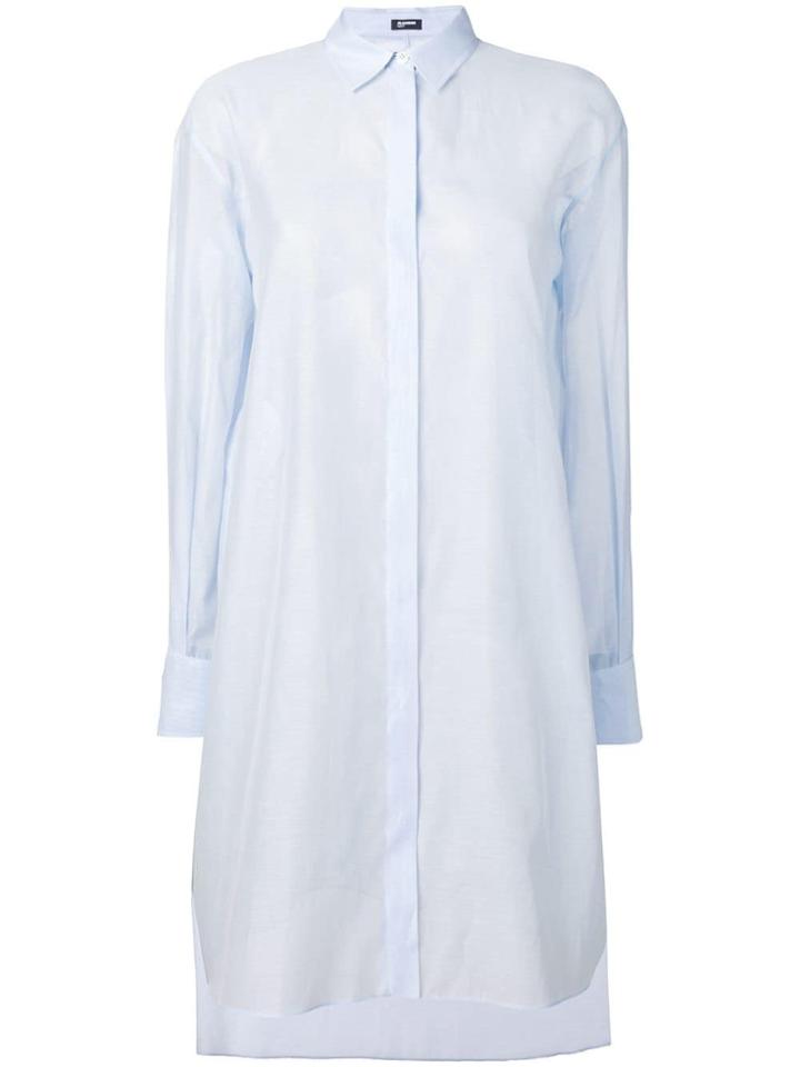 Jil Sander Navy Concealed Front Dress - Blue