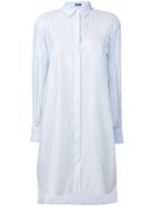 Jil Sander Navy Concealed Front Dress - Blue