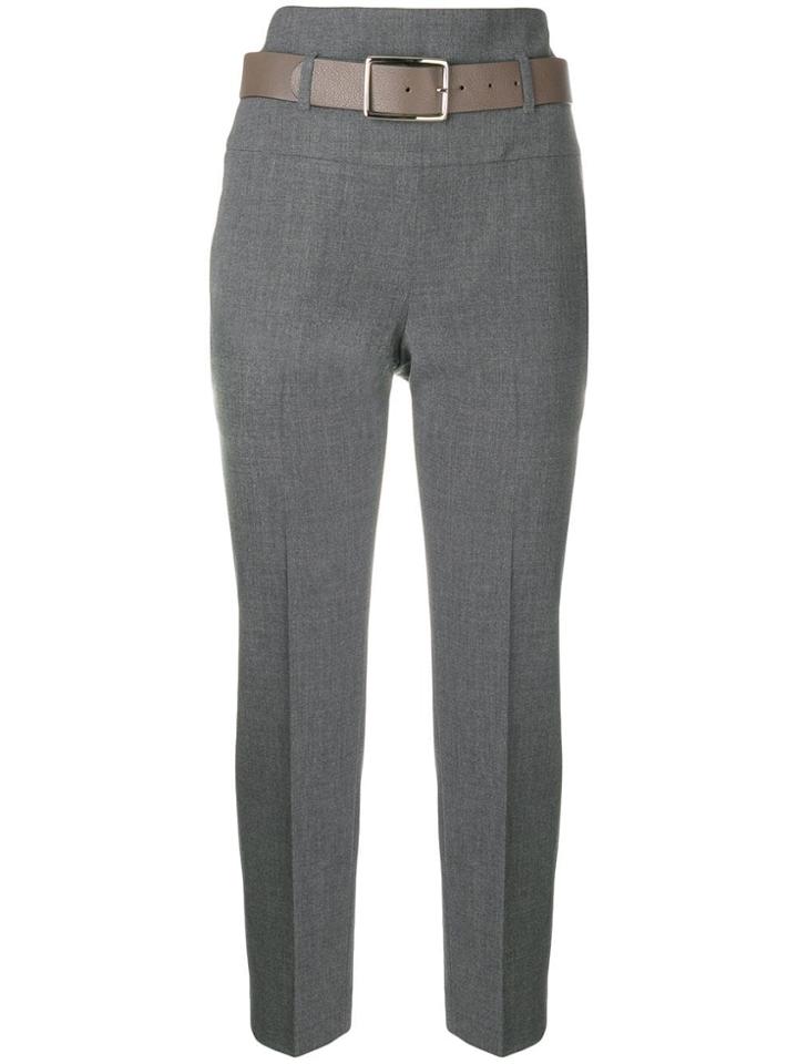 Peserico Pantaló Cintura Alta - Grey