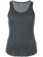 Majestic Filatures Exposed Seam Knitted Tank Top, Women's, Size: 1, Grey, Cotton/polyamide/cashmere
