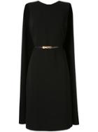 Ralph Lauren Formal Dress With Cape - Black