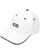 Gcds Logo Embroidered Cap - White