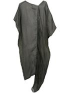 Uma Wang Sheer Gathered Dress - Grey