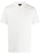 Giorgio Armani Short Sleeve Polo Shirt - White