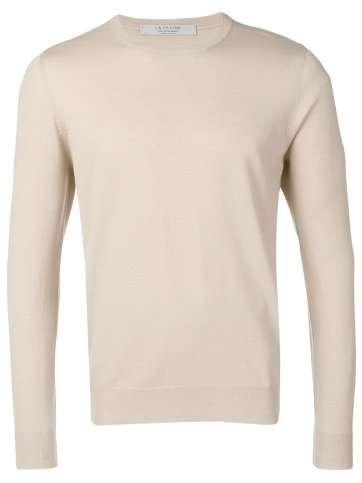La Fileria For D'aniello Classic Knit Sweater - Neutrals
