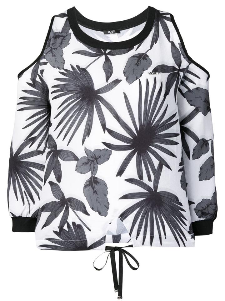 Liu Jo Shoulder Cut-out Top - White