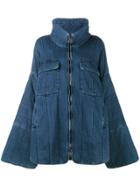 Chloé Oversized Denim Coat - Blue