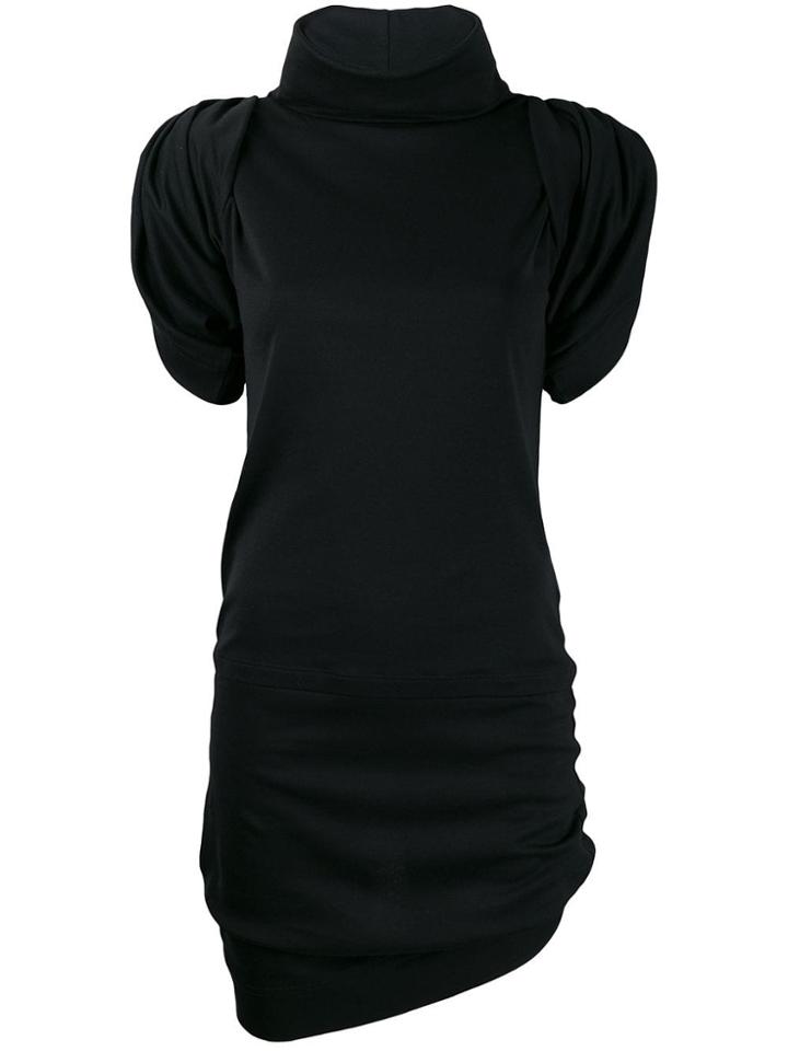 Vivienne Westwood Anglomania Turtle Neck Mini Dress - Black