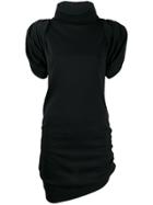 Vivienne Westwood Anglomania Turtle Neck Mini Dress - Black