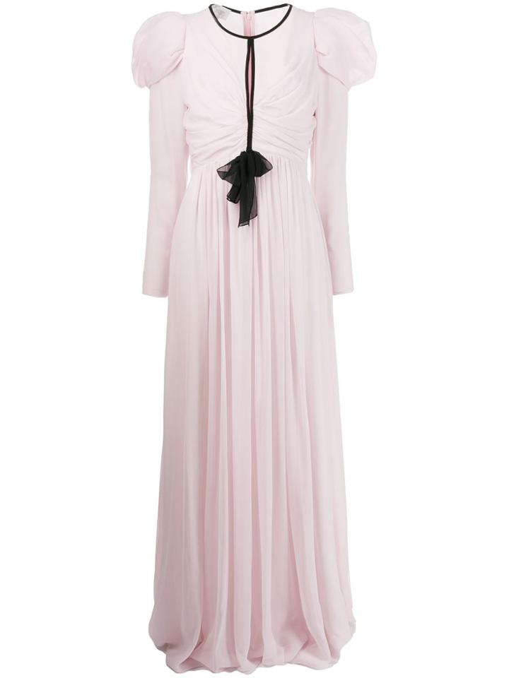 Giambattista Valli Chiffon Overlay Evening Gown - Pink