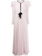 Giambattista Valli Chiffon Overlay Evening Gown - Pink