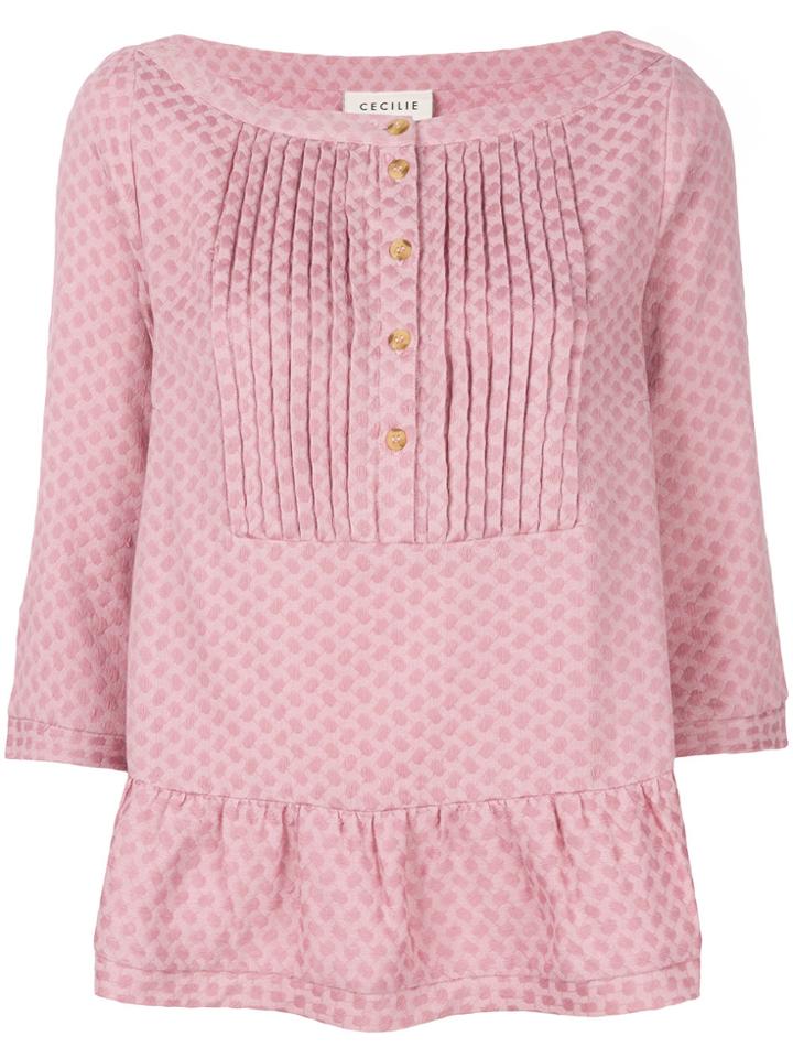 Cecilie Copenhagen Ortsen Top - Pink & Purple