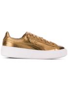 Puma Basket Metallic Sneakers - Gold