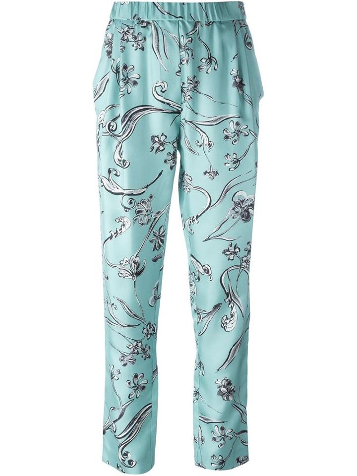 3.1 Phillip Lim Botanical Print Trousers