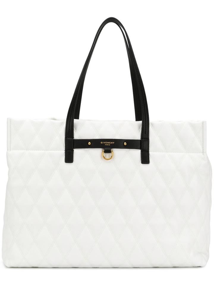 Givenchy Quilted Tote Bag - White