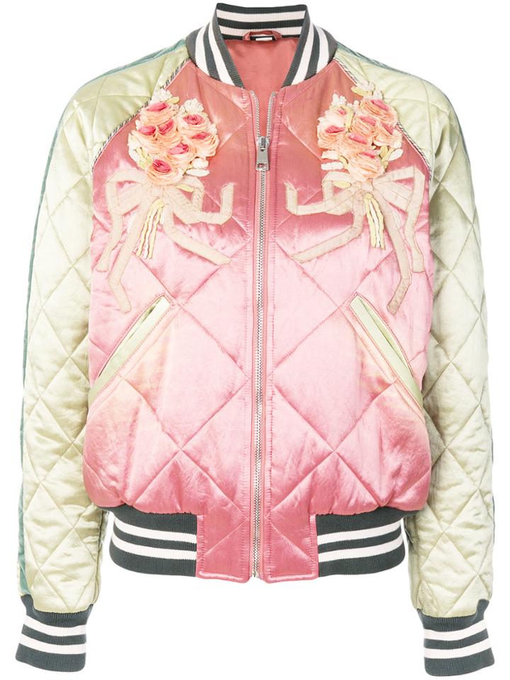 Gucci Quilted Bomber Jacket - Multicolour