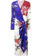 Act N&deg;1 Draped Floral Dress - Multicolour