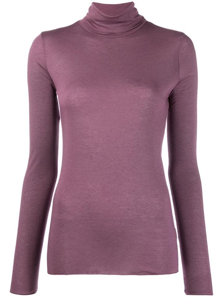Roberto Collina Roll Neck Sweater - Purple